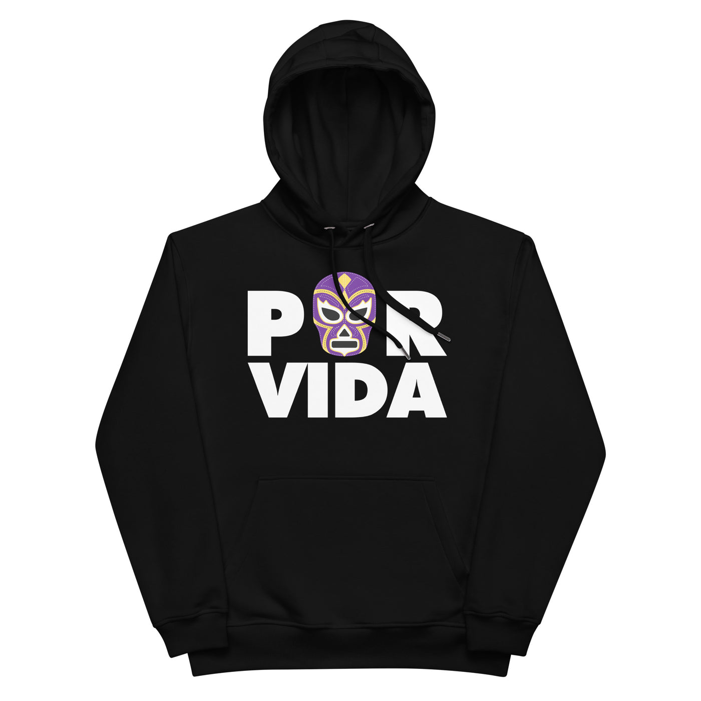Morado Lucha POR VIDA Premium eco hoodie ♻️