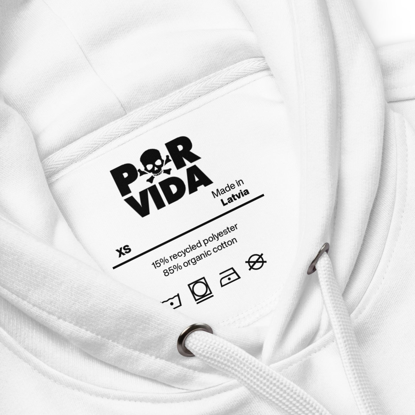 LV POR VIDA SKULL eco hoodie ♻️
