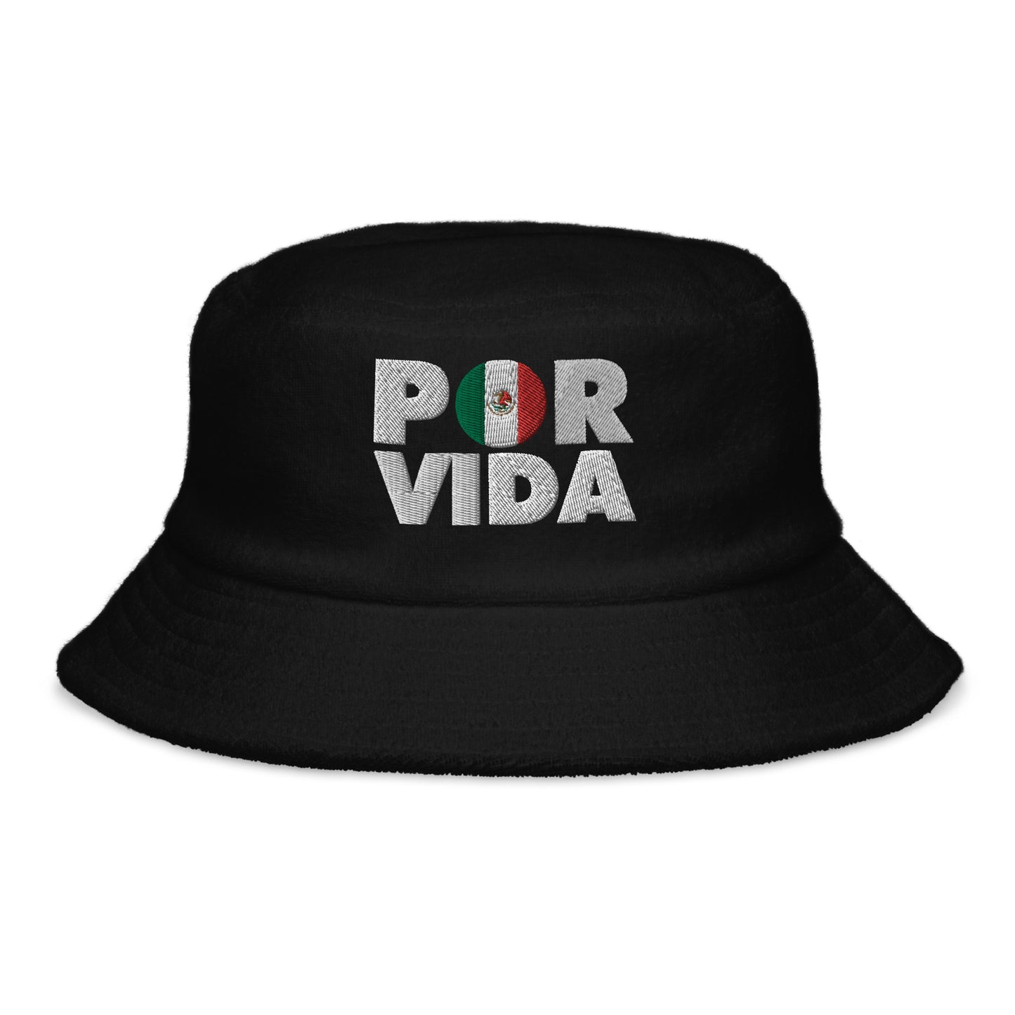 Terry cloth bucket hat