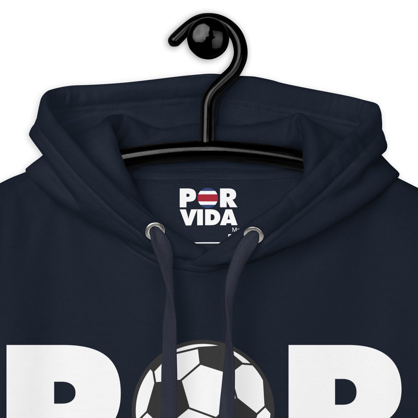 Costa Rica POR VIDA Futbol Unisex Hoodie