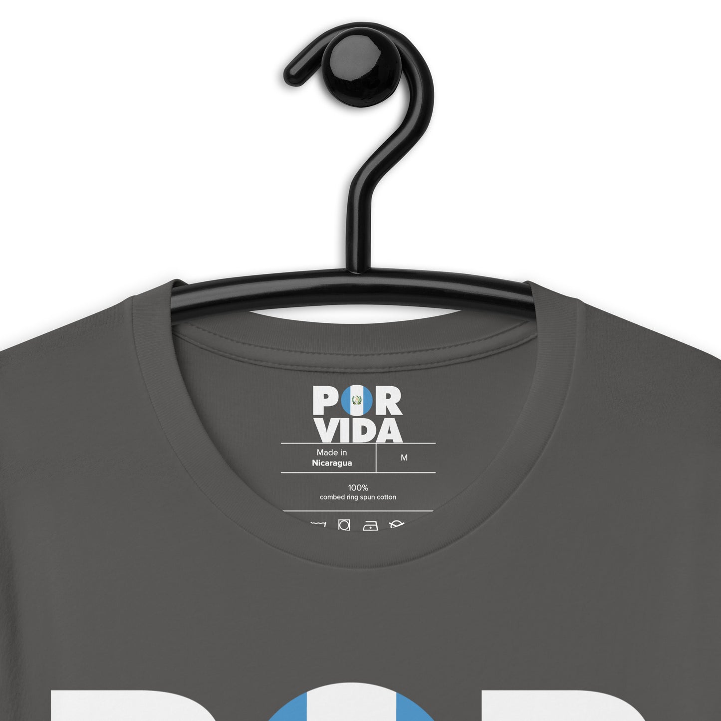 Guatemala POR VIDA (White Text) Unisex t-shirt