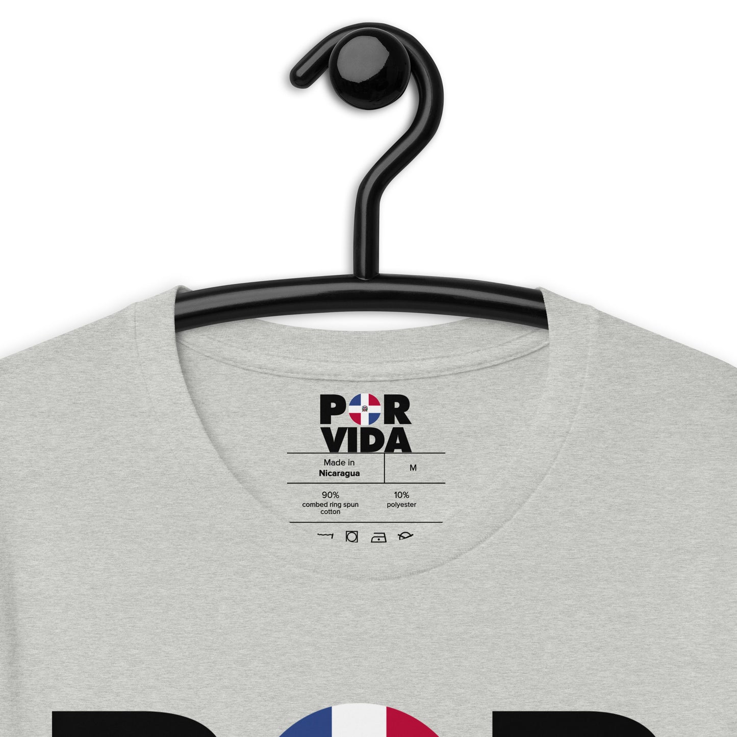POR VIDA DR (Black Text) Unisex t-shirt