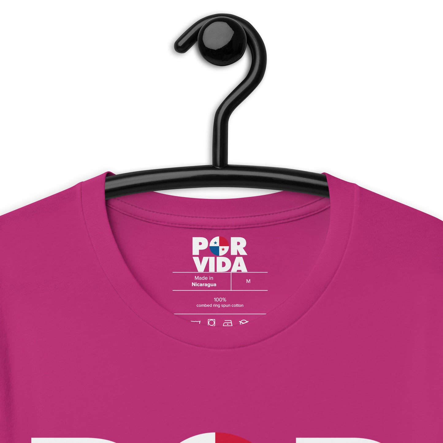 Panama POR VIDA (White Text) Unisex t-shirt
