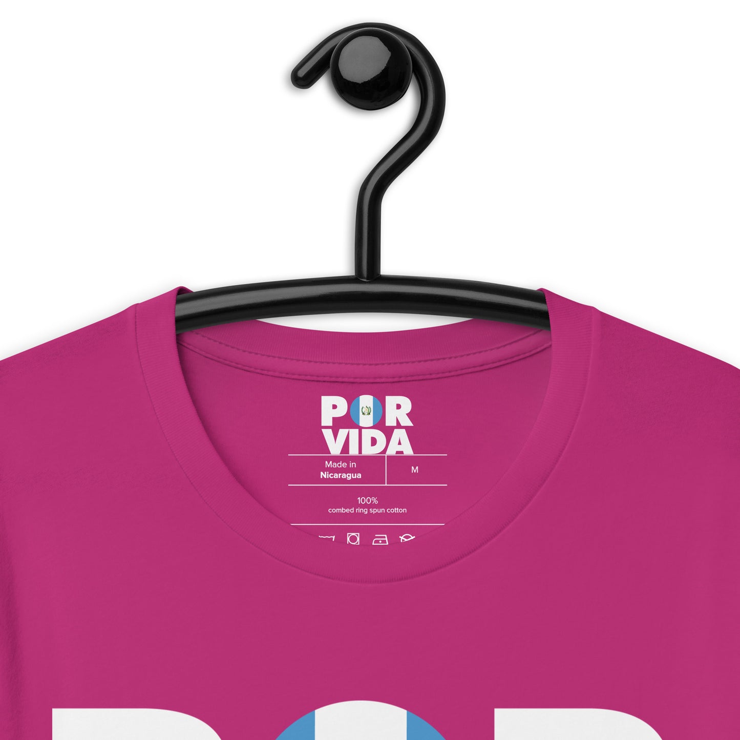 Guatemala POR VIDA (White Text) Unisex t-shirt