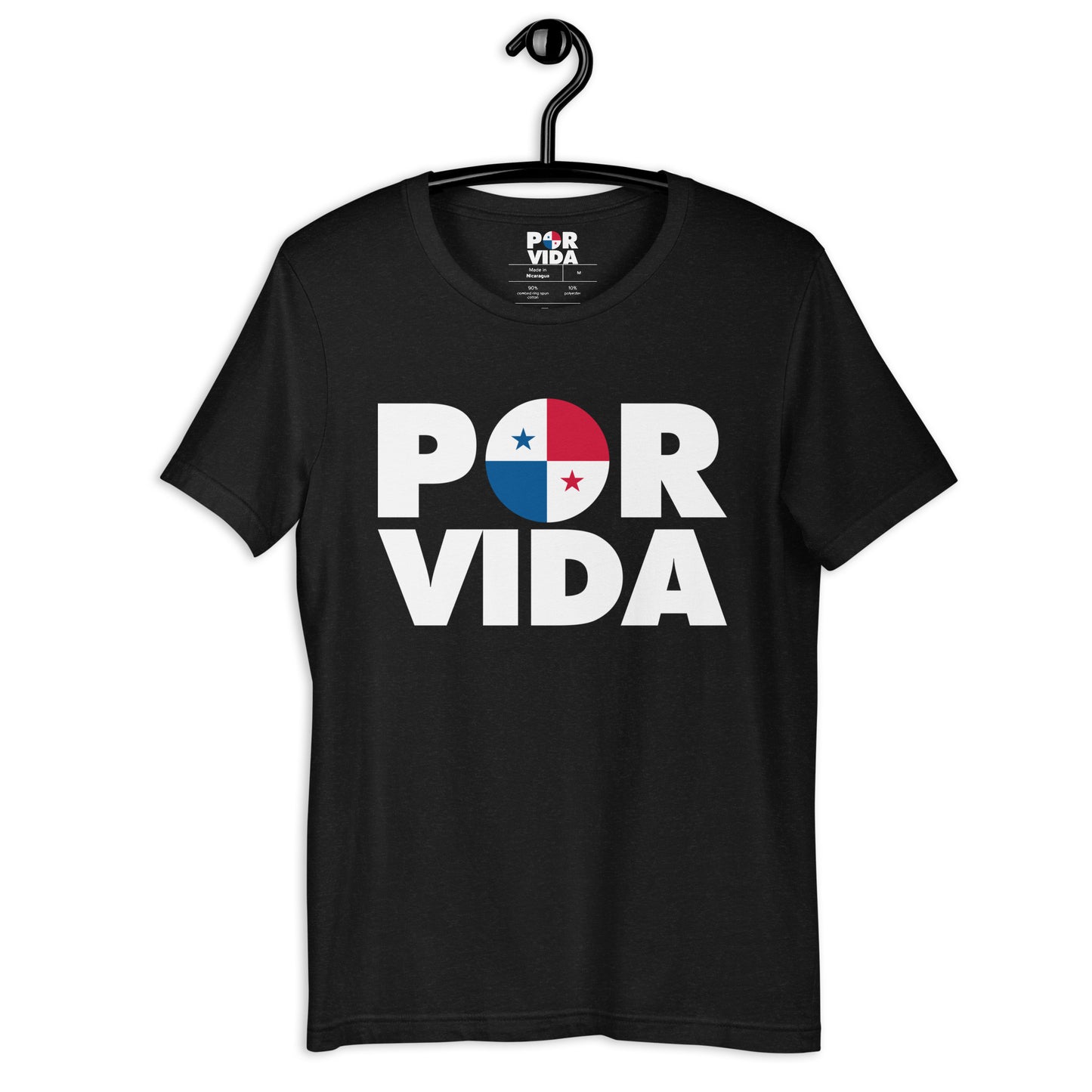 Panama POR VIDA (White Text) Unisex t-shirt