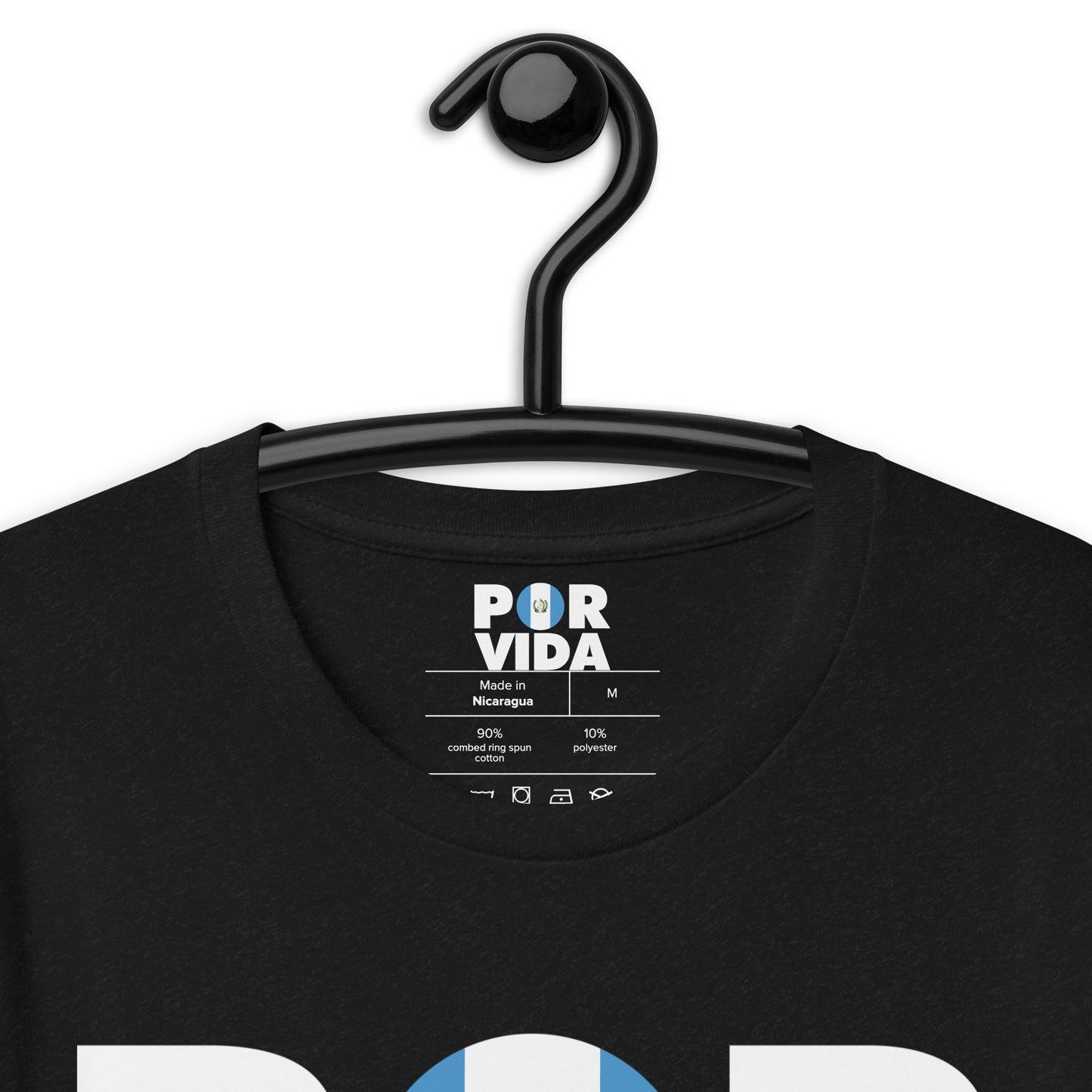 Guatemala POR VIDA (White Text) Unisex t-shirt