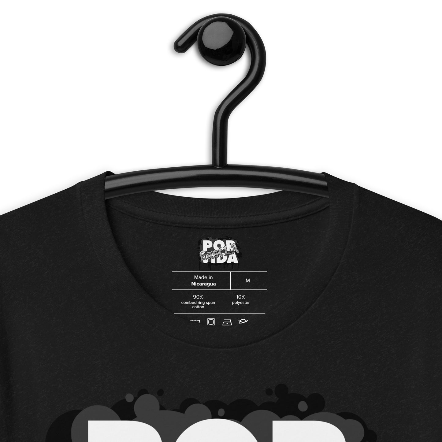 EAST LA Black&Silver POR VIDA Unisex t-shirt