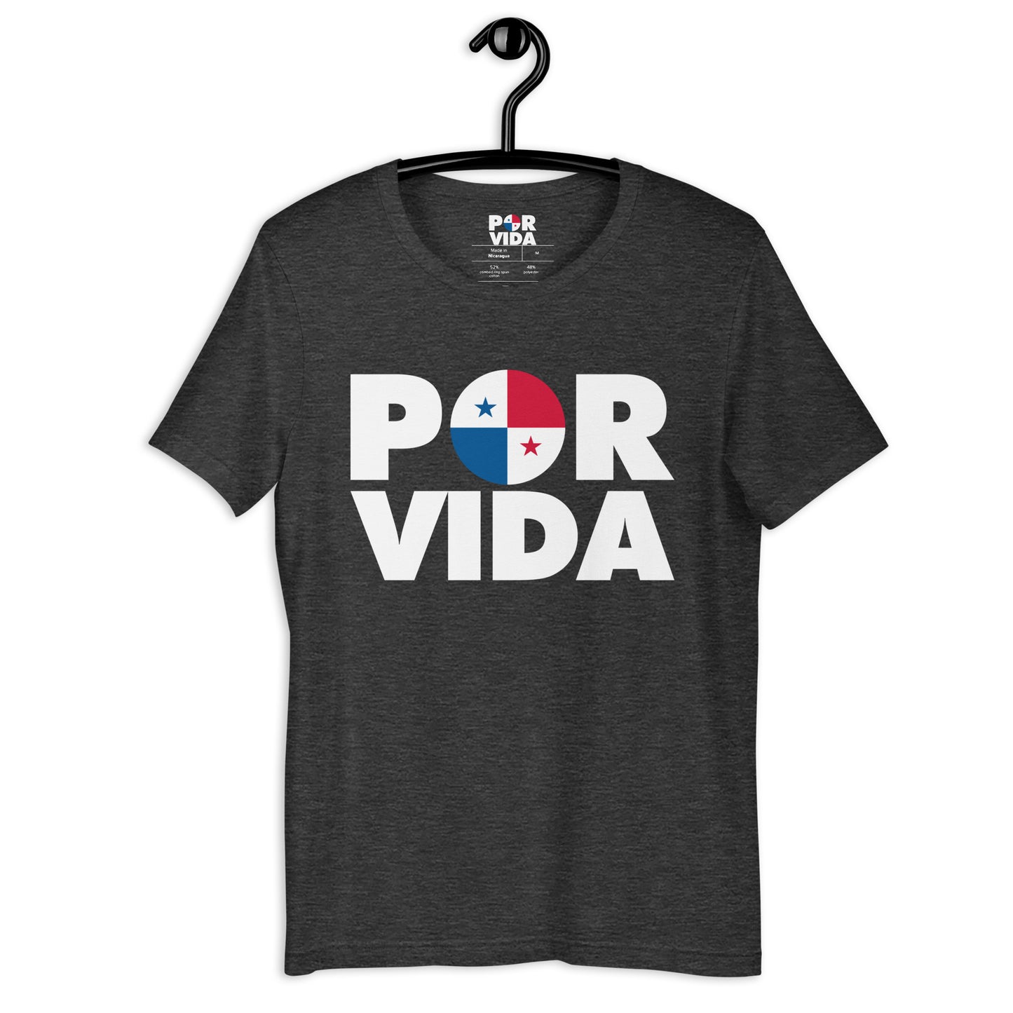 Panama POR VIDA (White Text) Unisex t-shirt