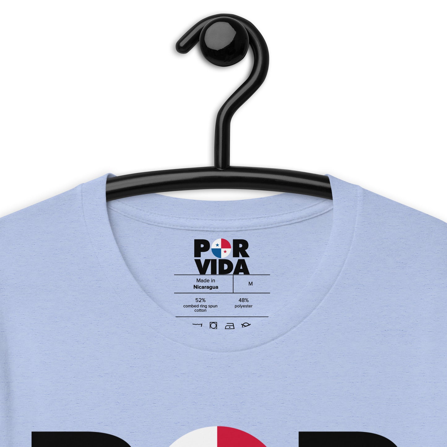 Panama POR VIDA (Black Text) Unisex t-shirt