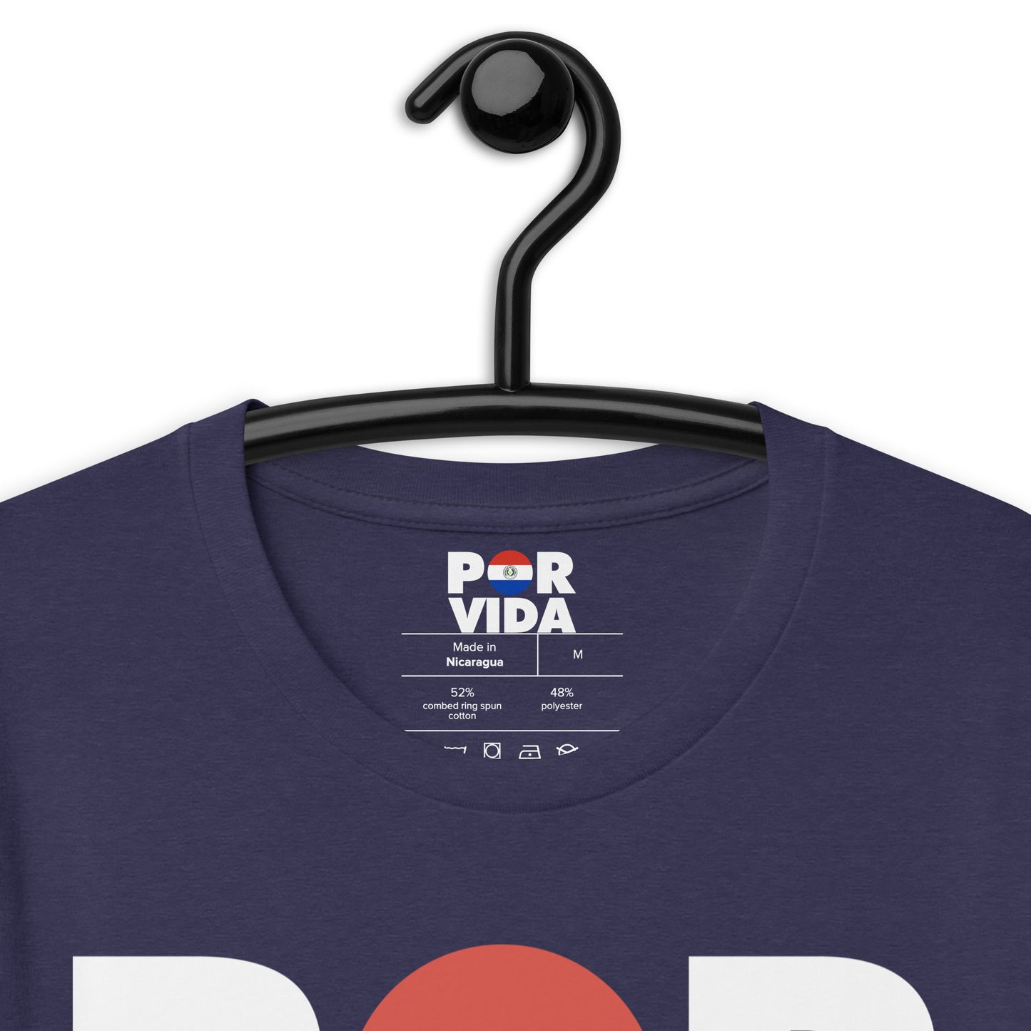 Paraguay POR VIDA (White Text) Unisex t-shirt