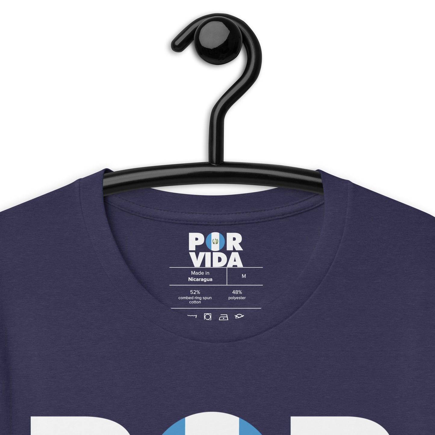 Guatemala POR VIDA (White Text) Unisex t-shirt