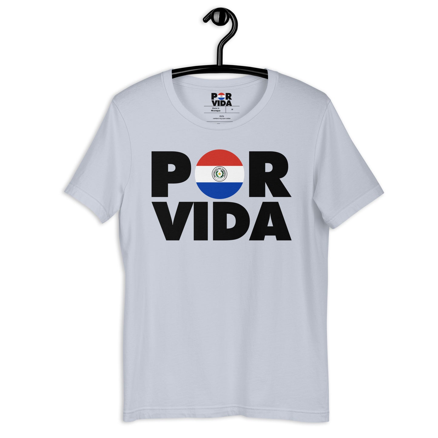 Paraguay POR VIDA (Black Text) Unisex t-shirt