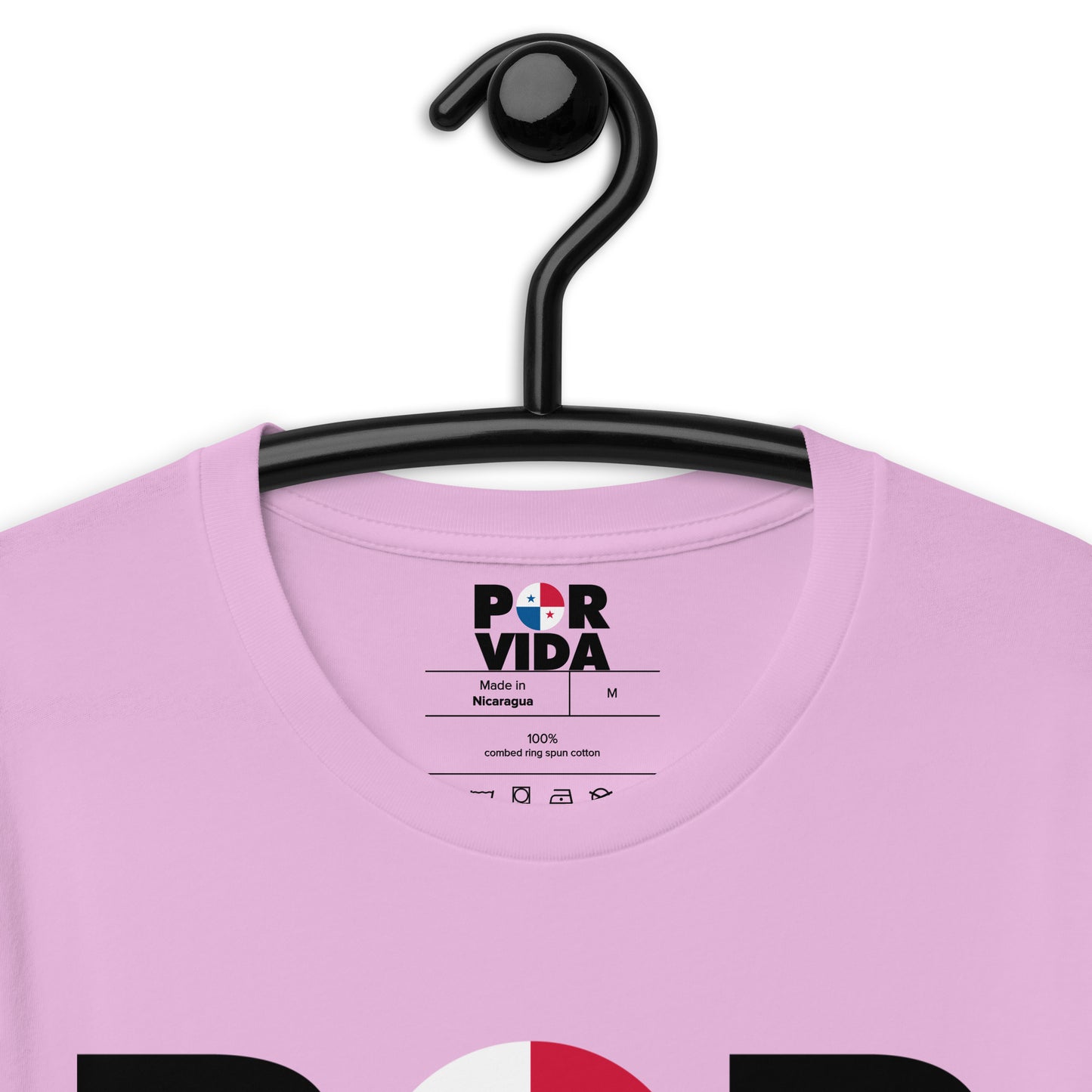 Panama POR VIDA (Black Text) Unisex t-shirt