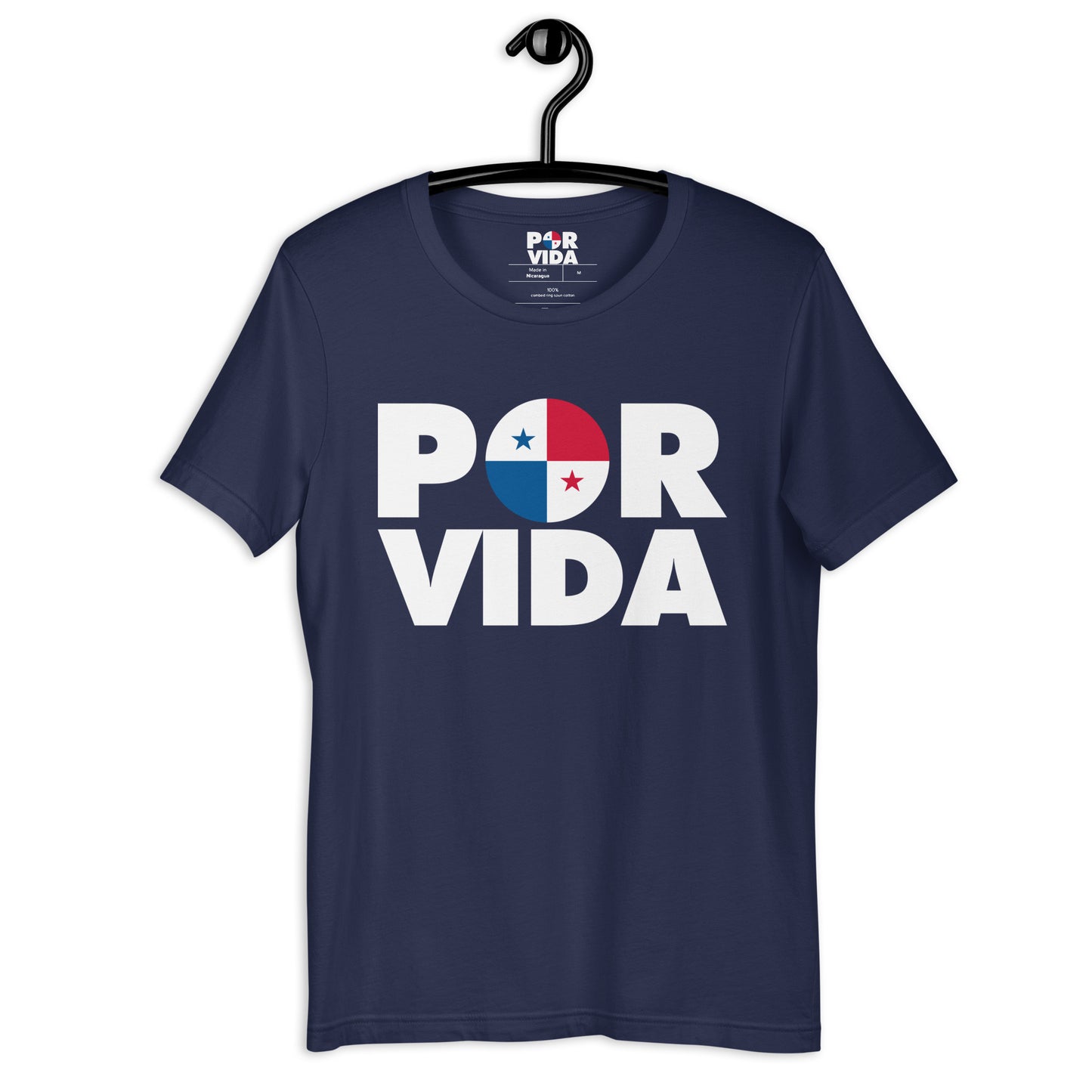 Panama POR VIDA (White Text) Unisex t-shirt