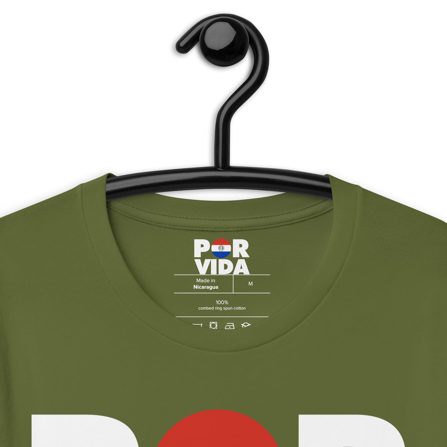 Paraguay POR VIDA (White Text) Unisex t-shirt