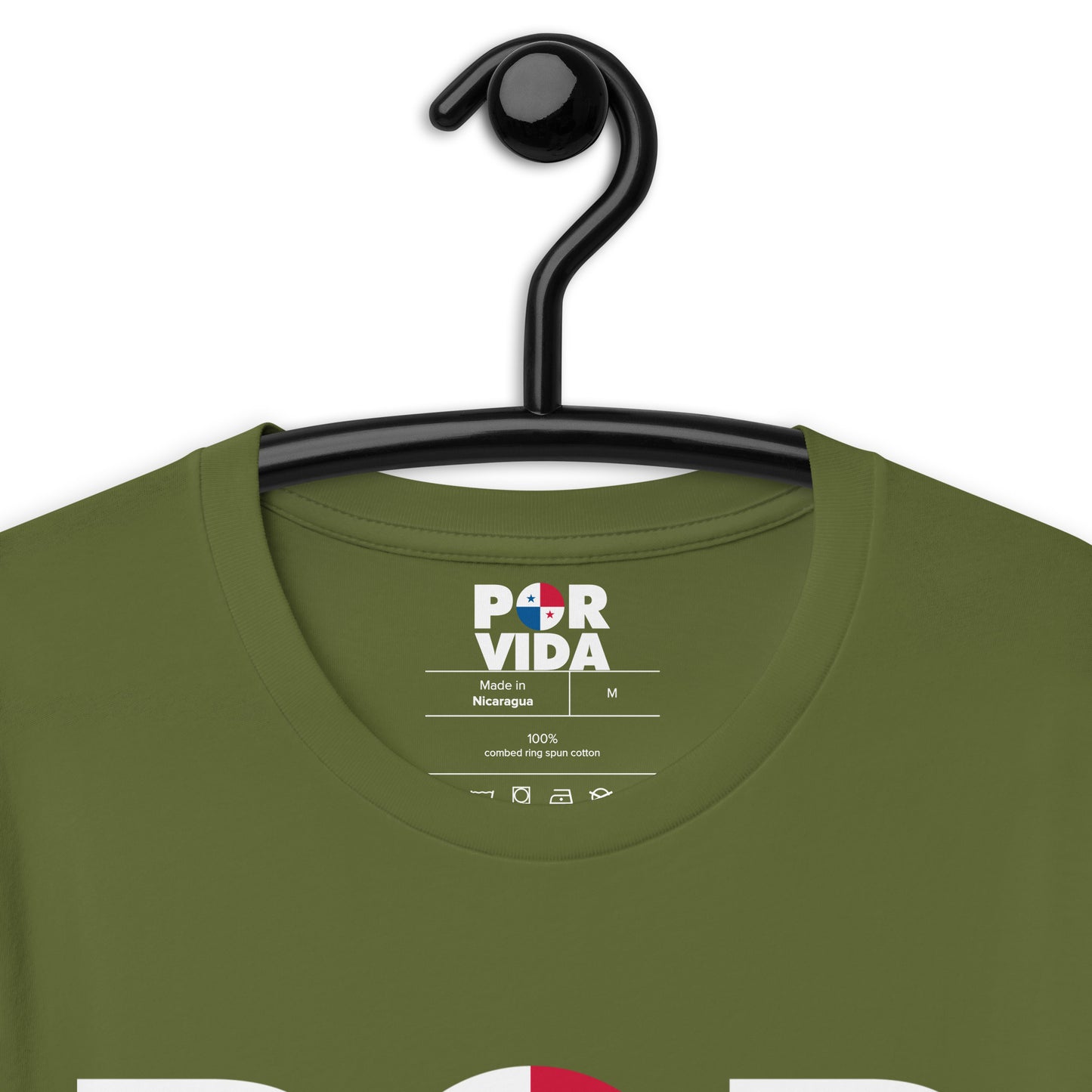Panama POR VIDA (White Text) Unisex t-shirt