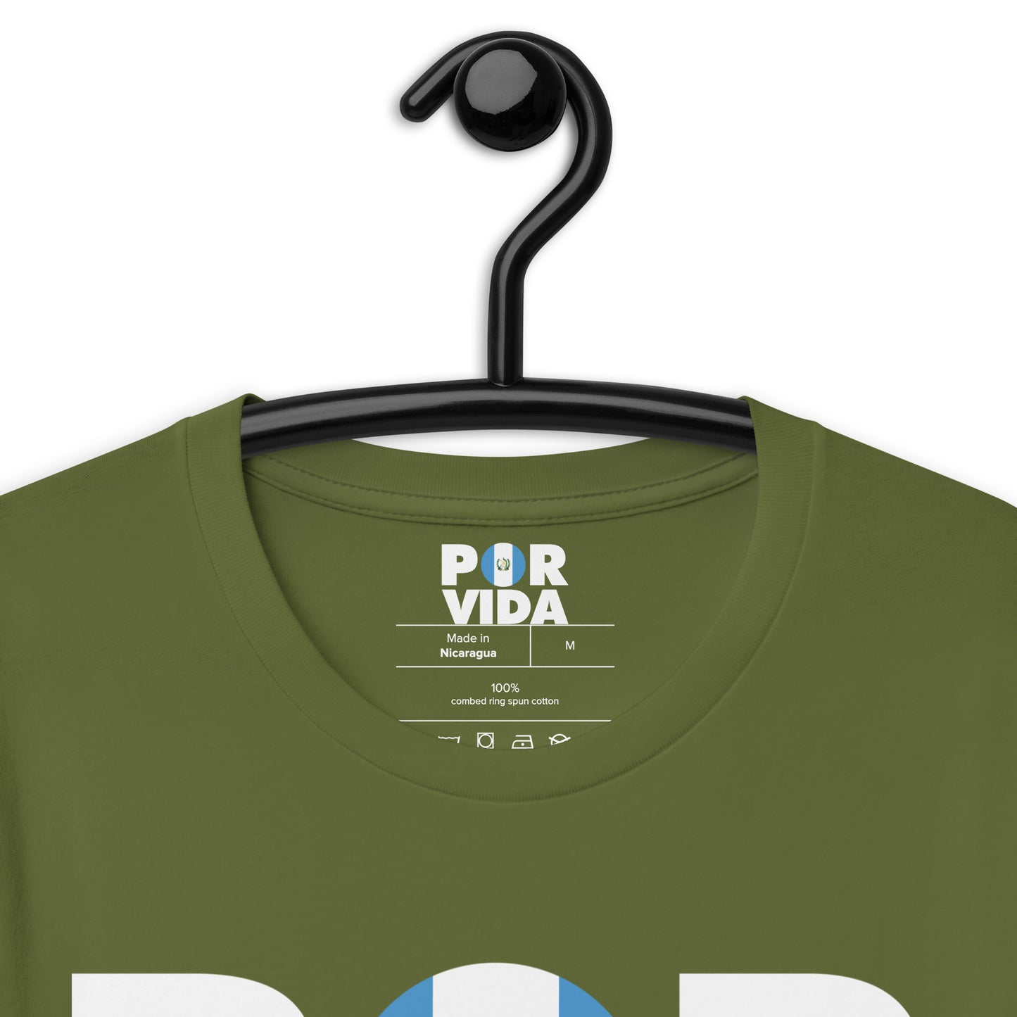 Guatemala POR VIDA (White Text) Unisex t-shirt