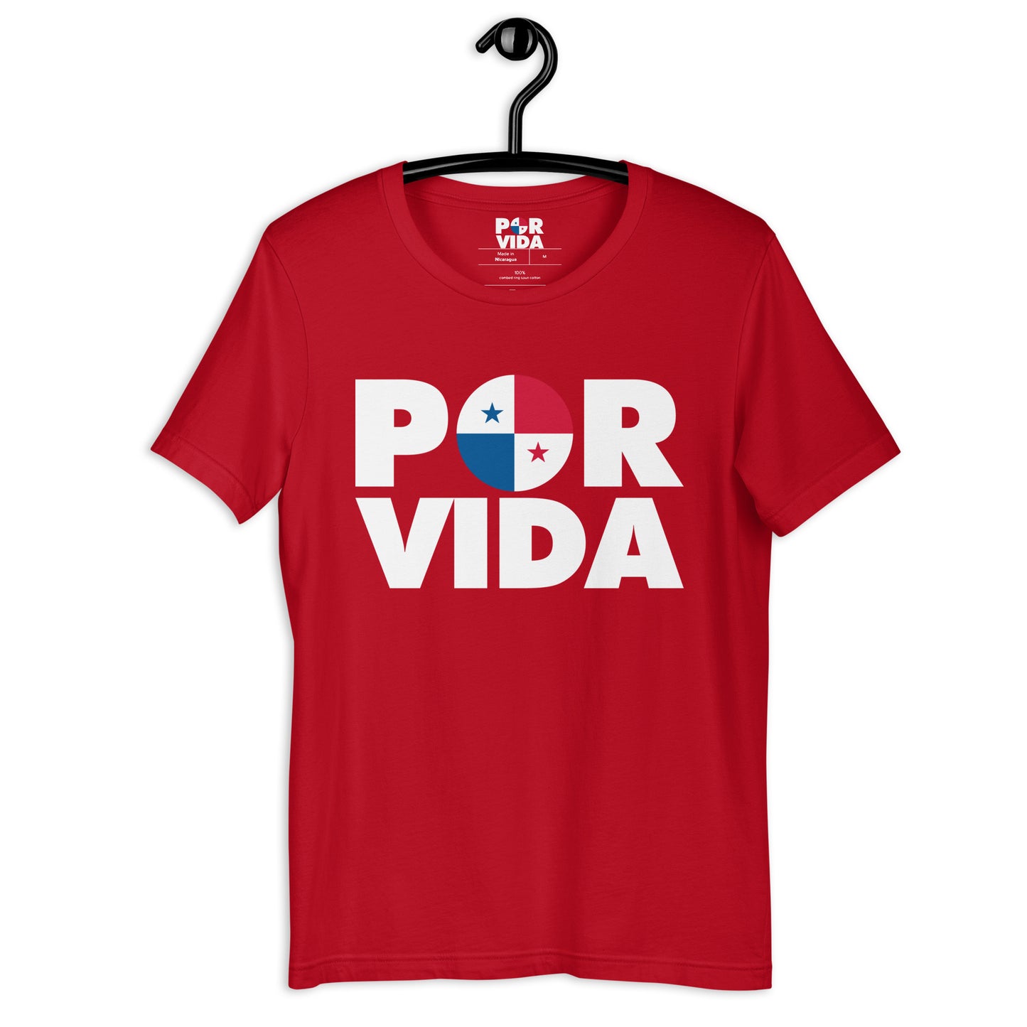 Panama POR VIDA (White Text) Unisex t-shirt