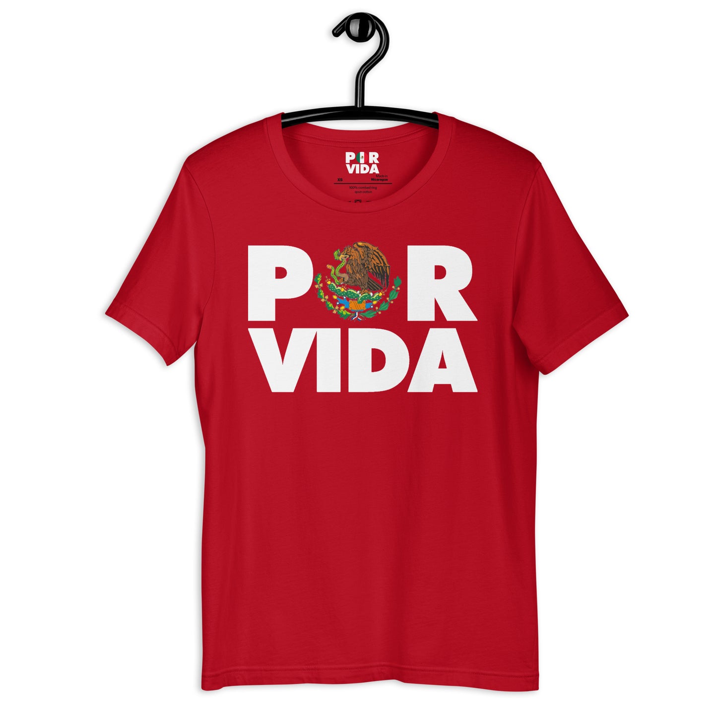 Mexico Futbol POR VIDA Golden Eagle t-shirt