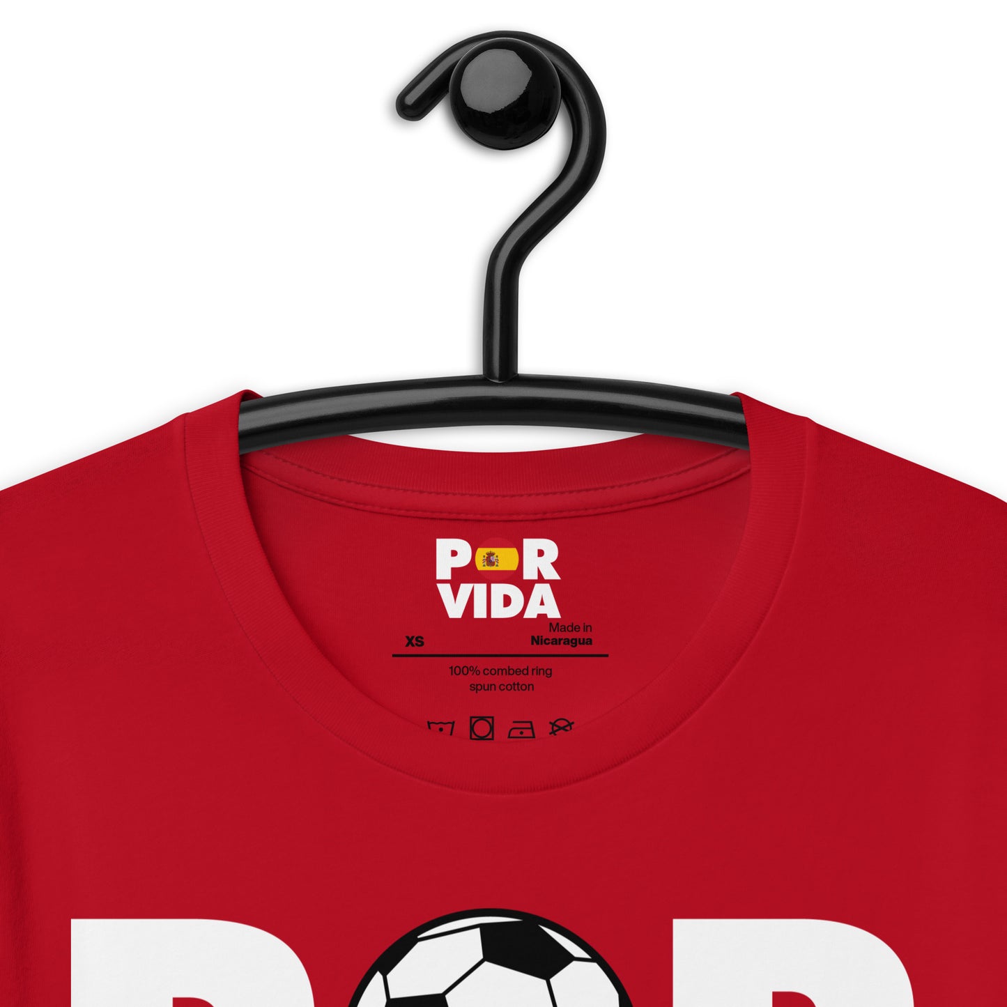 Spain POR VIDA Futbol Unisex t-shirt