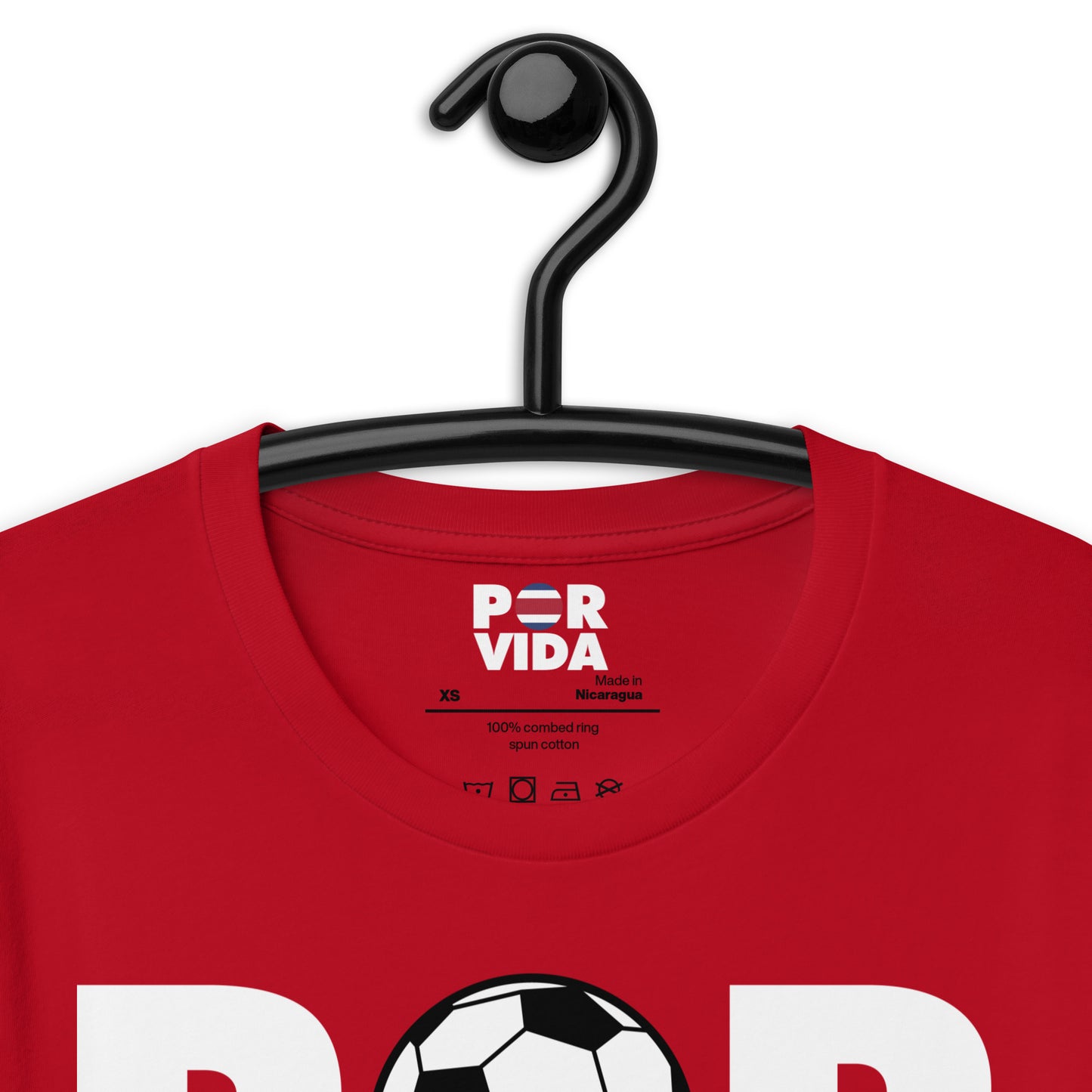 Costa Rica POR VIDA Futbol Unisex t-shirt