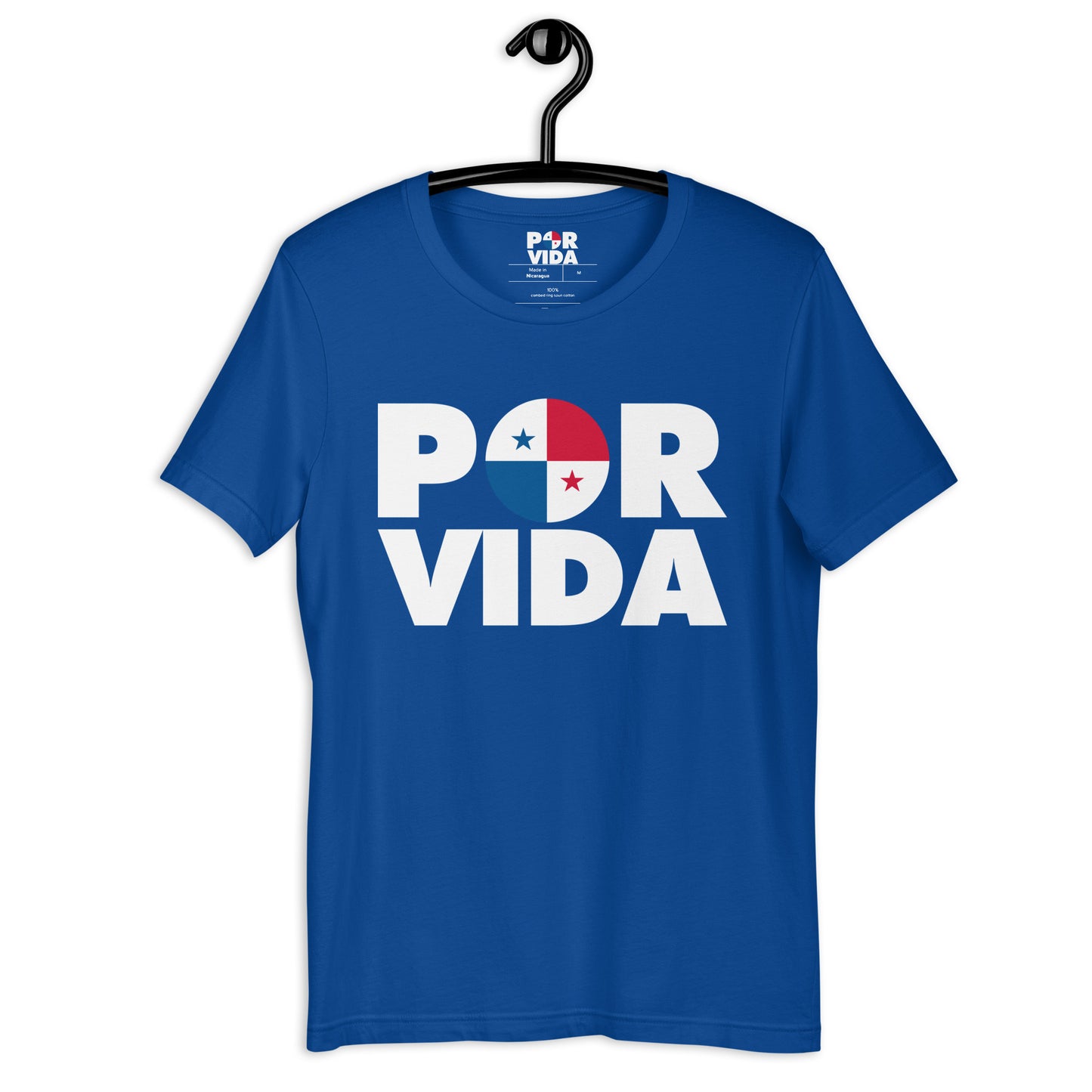 Panama POR VIDA (White Text) Unisex t-shirt
