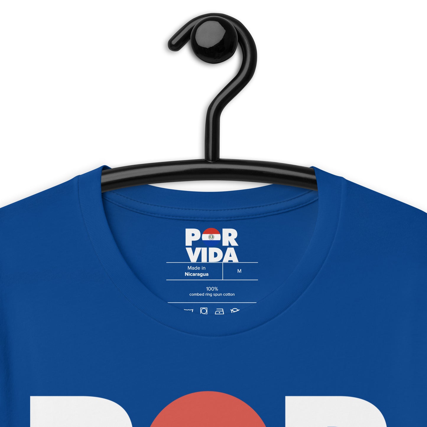 Paraguay POR VIDA (White Text) Unisex t-shirt
