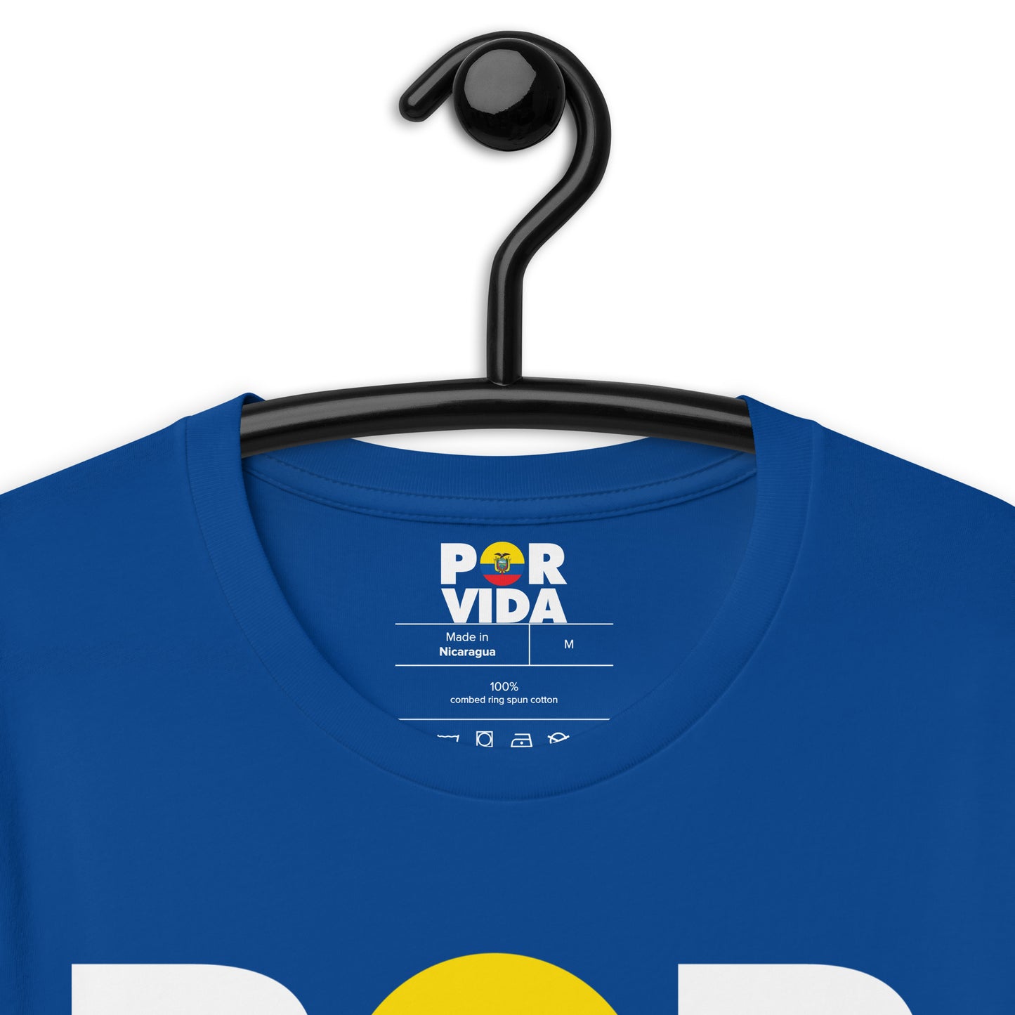 Ecuador POR VIDA (White Text) Unisex t-shirt
