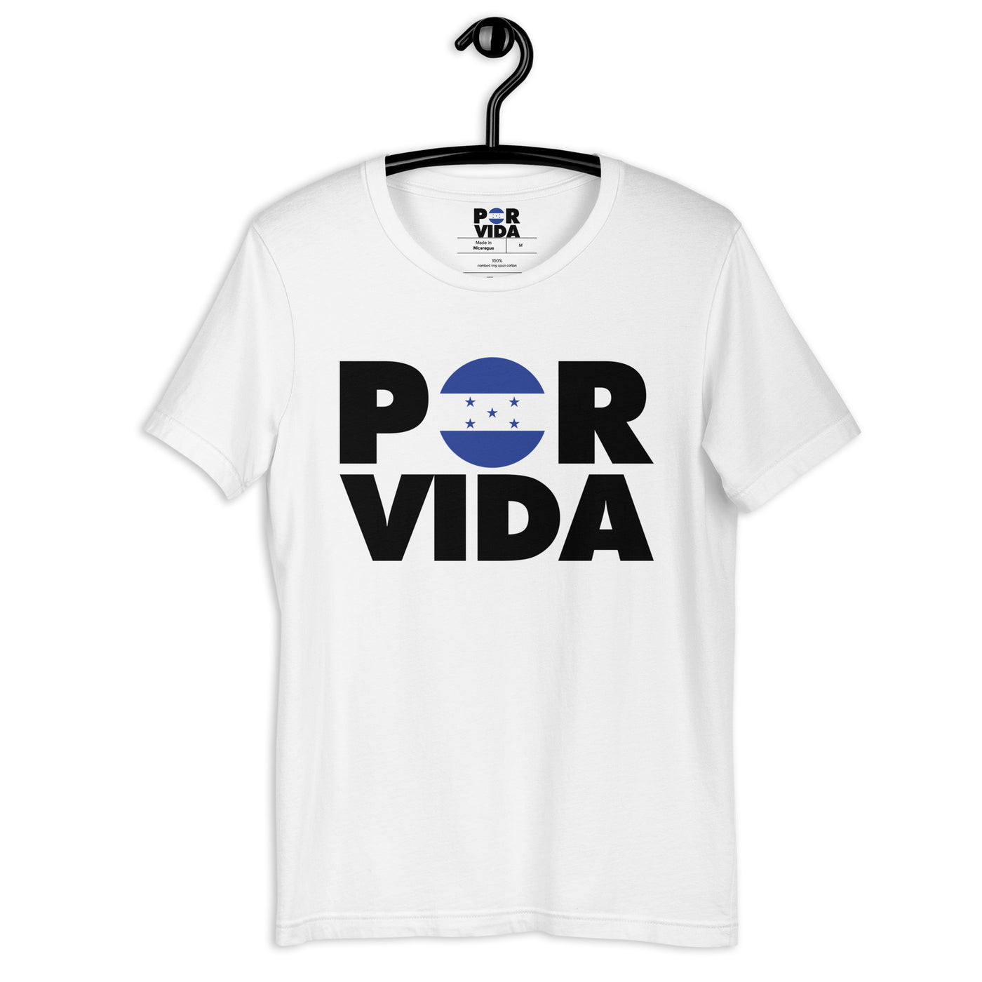 Honduras POR VIDA (Black Text) Unisex t-shirt