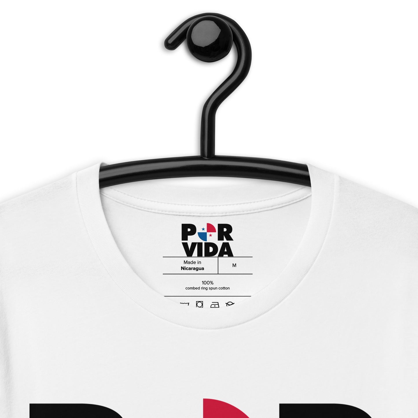 Panama POR VIDA (Black Text) Unisex t-shirt