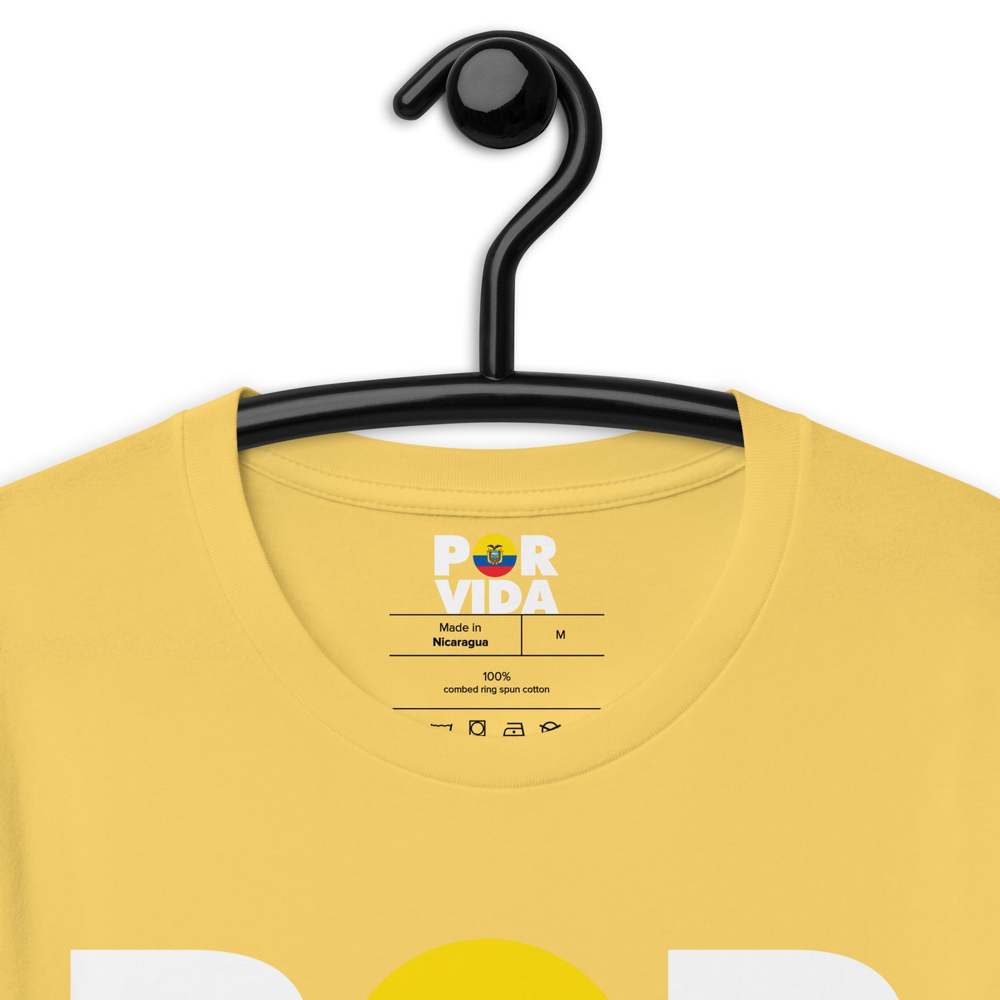 Ecuador POR VIDA (White Text) Unisex t-shirt