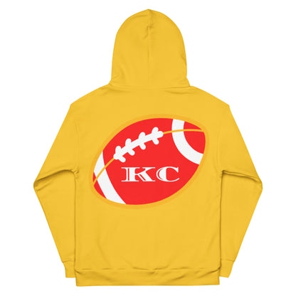 KC Football POR VIDA Gold Hoodie