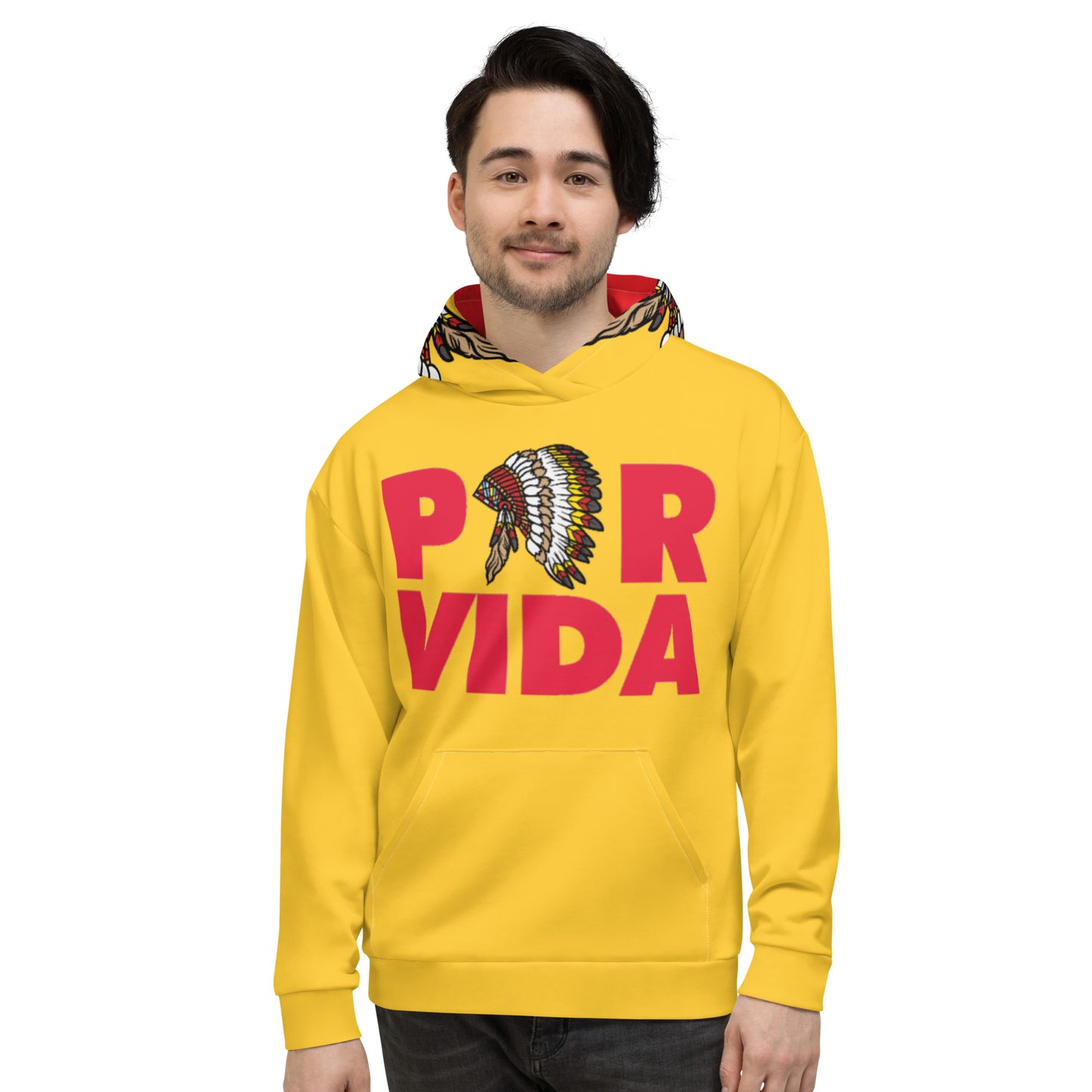 Kansas City POR VIDA Unisex Hoodie (Printed Hood)