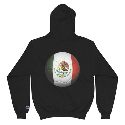 Mexico Futbol POR VIDA Ball Champion Hoodie (black)