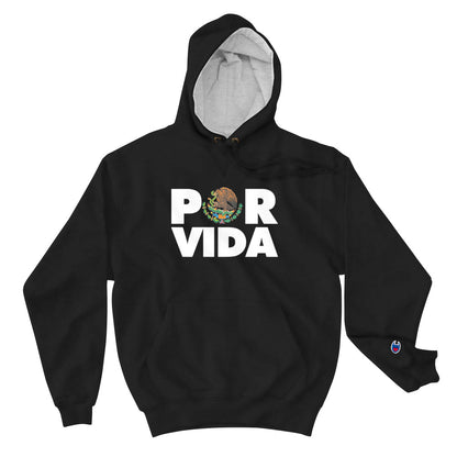 Mexico Futbol POR VIDA Ball Champion Hoodie (black)