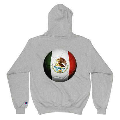 Mexico Futbol POR VIDA Ball Champion Hoodie (gray)