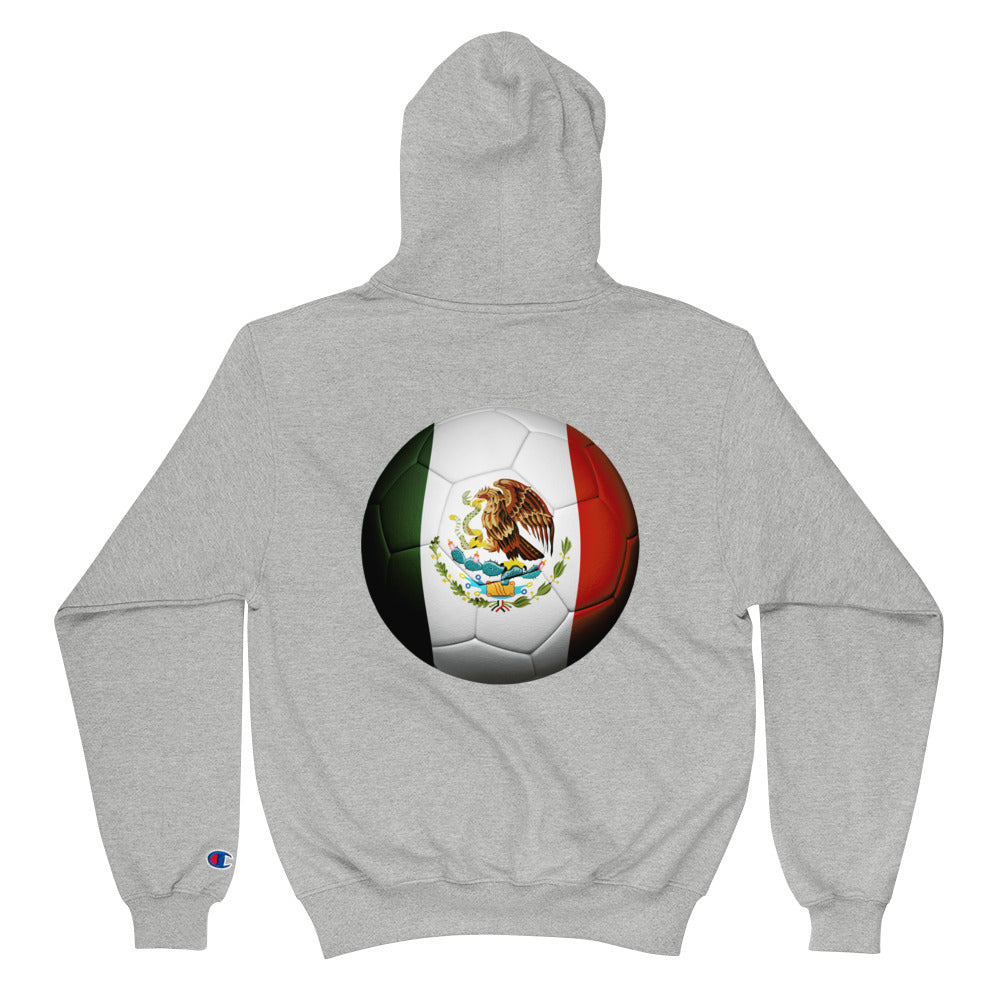 Mexico Futbol POR VIDA Ball Champion Hoodie (gray)
