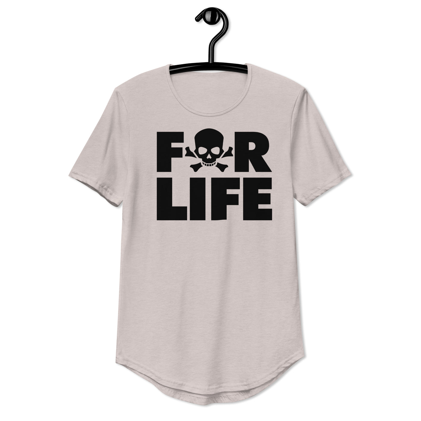 LV FOR LIFE Men's Curved Hem T-Shirt