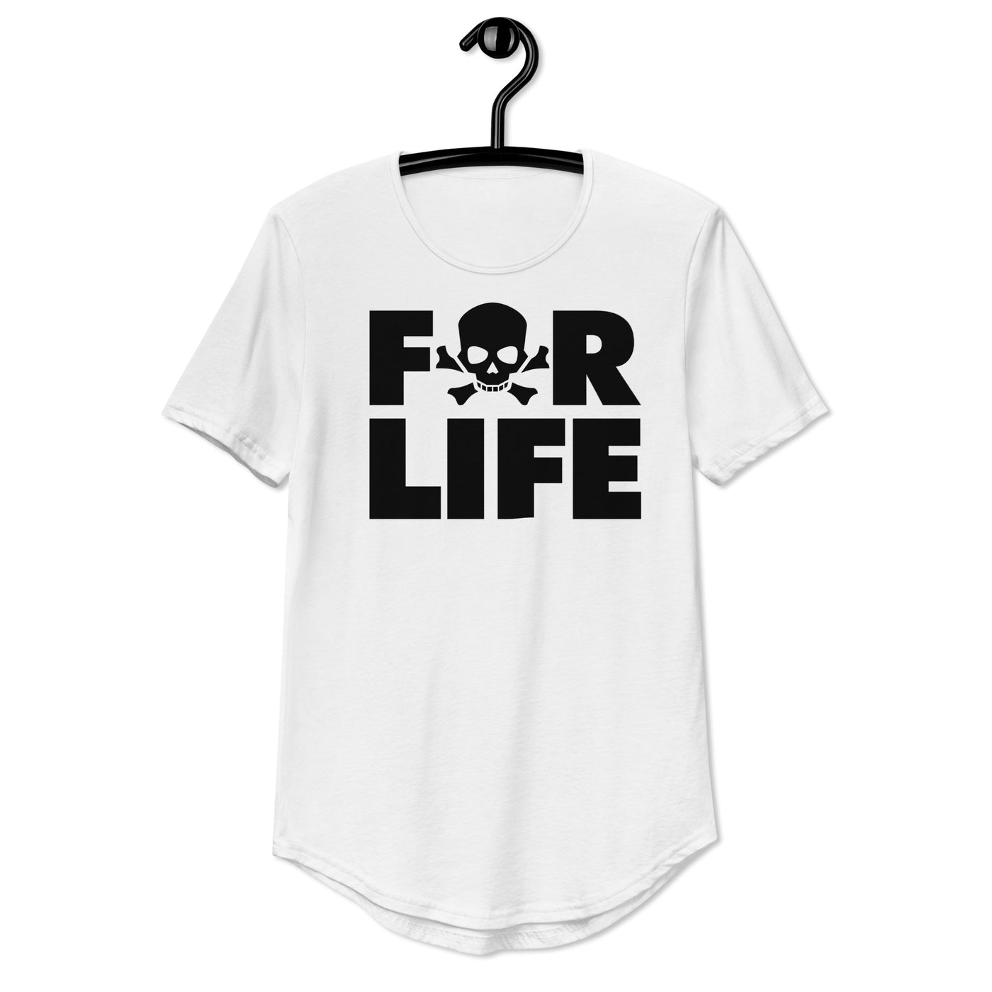 LV FOR LIFE Men's Curved Hem T-Shirt