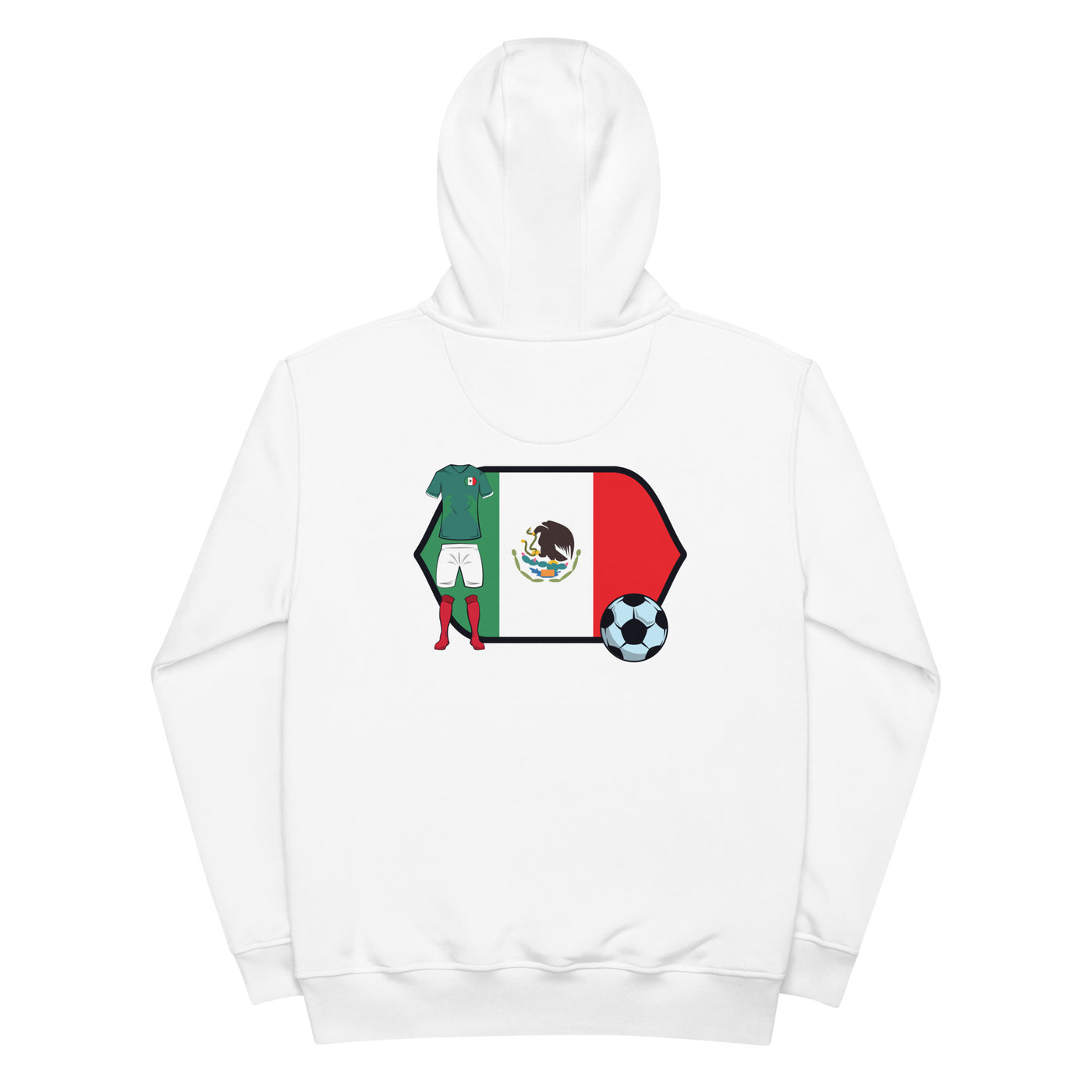 Mexico Futbol POR VIDA Golden Eagle eco hoodie ♻️