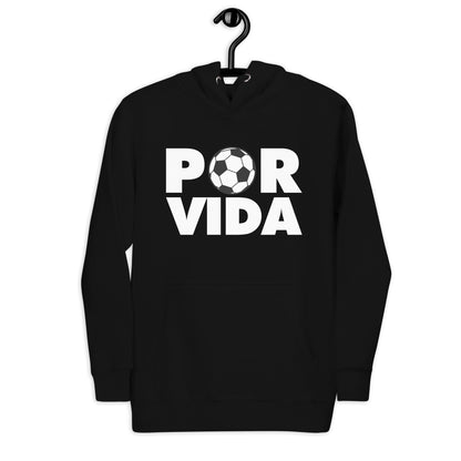 Spain POR VIDA Futbol Unisex Hoodie