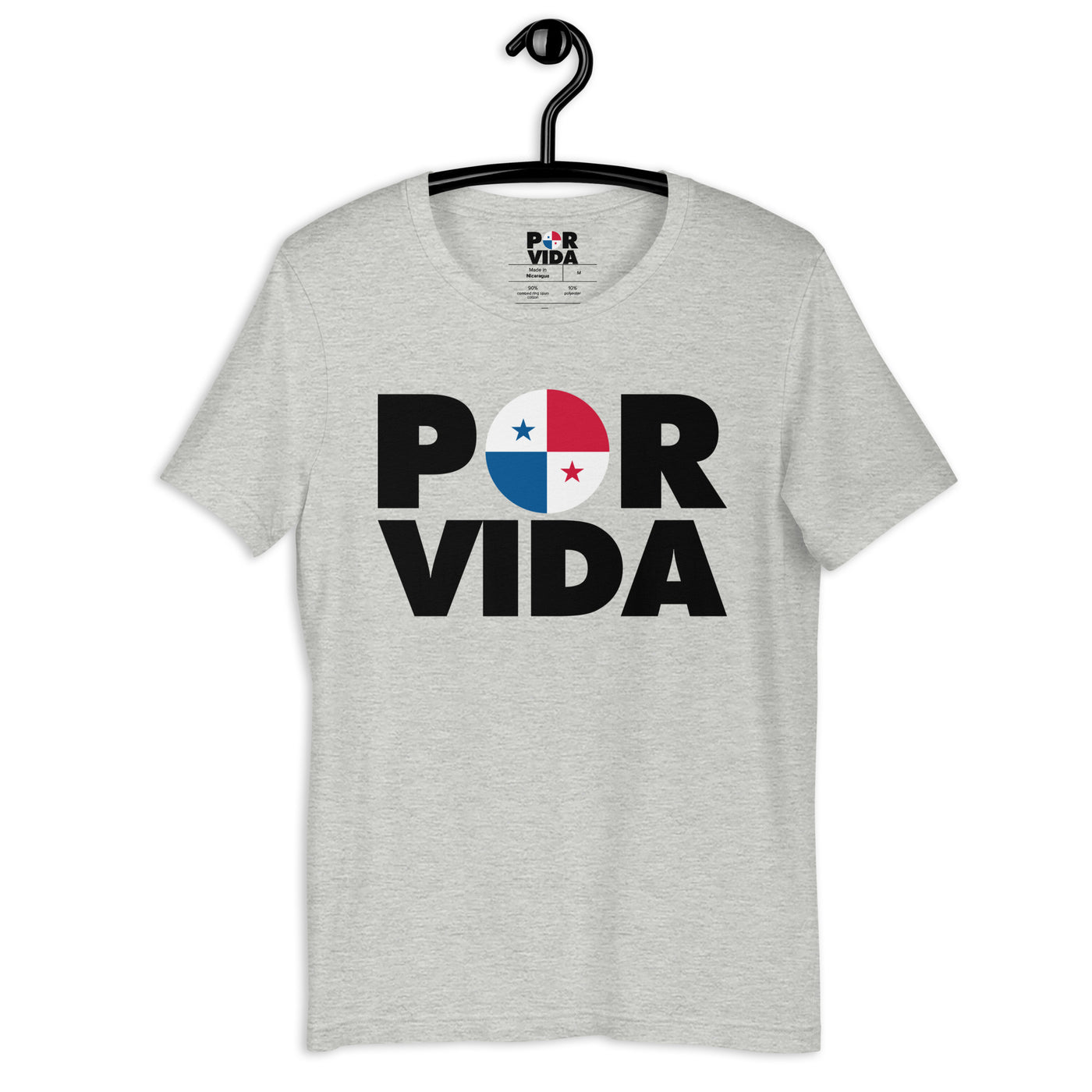 Panama POR VIDA (Black Text) Unisex t-shirt