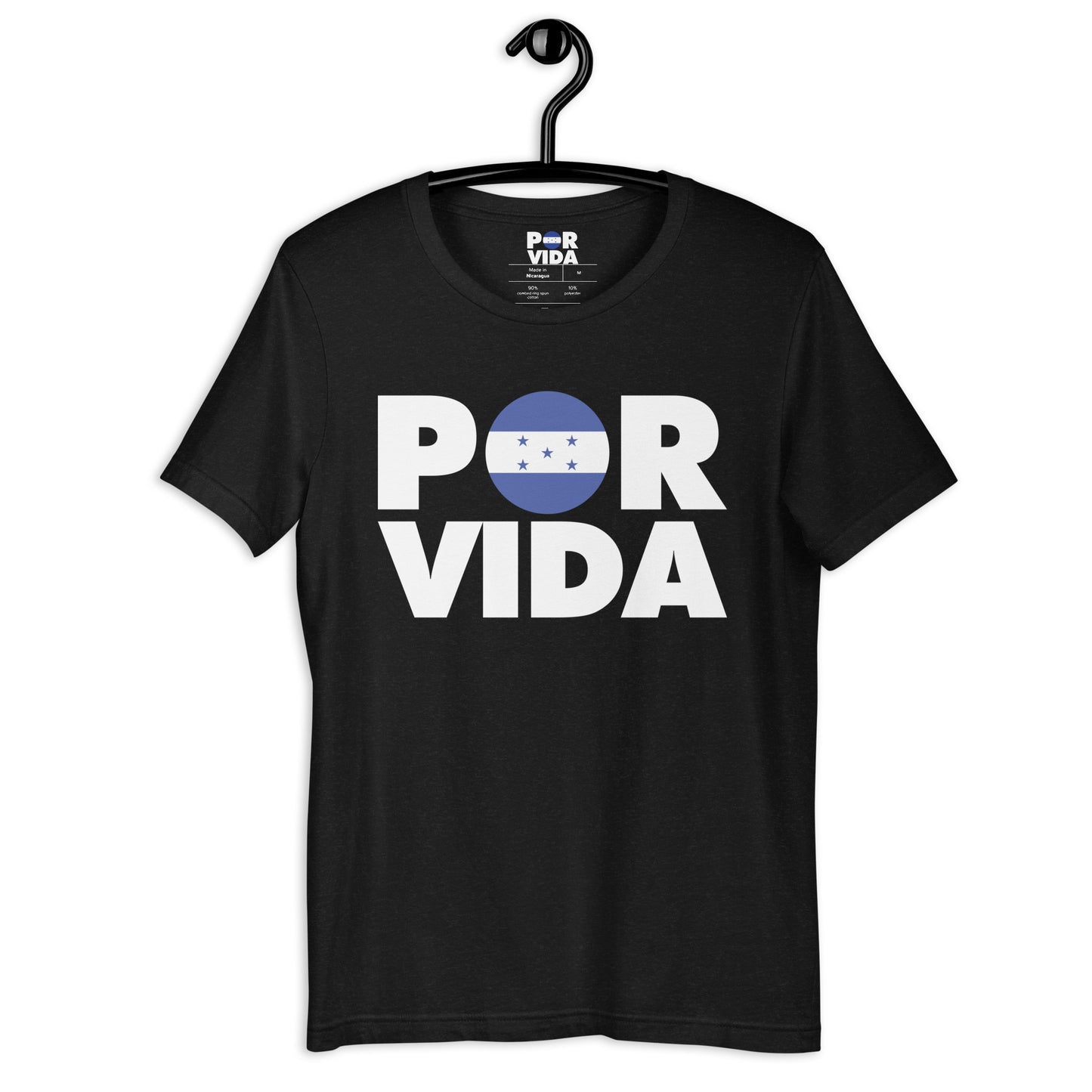 Honduras POR VIDA (White Text) Unisex t-shirt