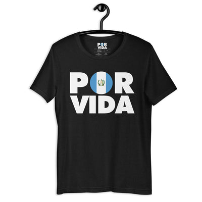 Guatemala POR VIDA (White Text) Unisex t-shirt