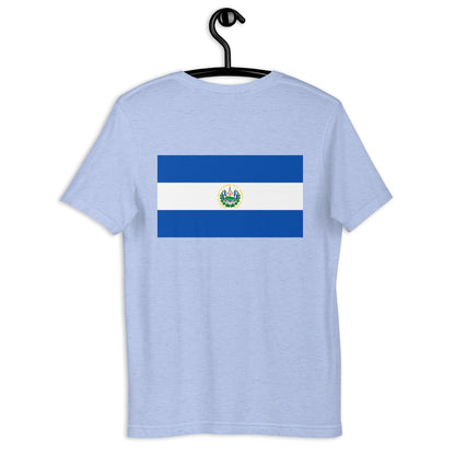 El Salvador POR VIDA (Black Text) Unisex t-shirt