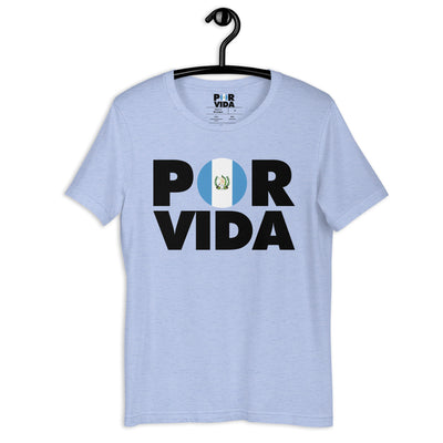 Guatemala POR VIDA (Black Text) Unisex t-shirt