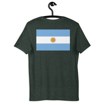 POR VIDA (Argentina - White Text) Unisex t-shirt