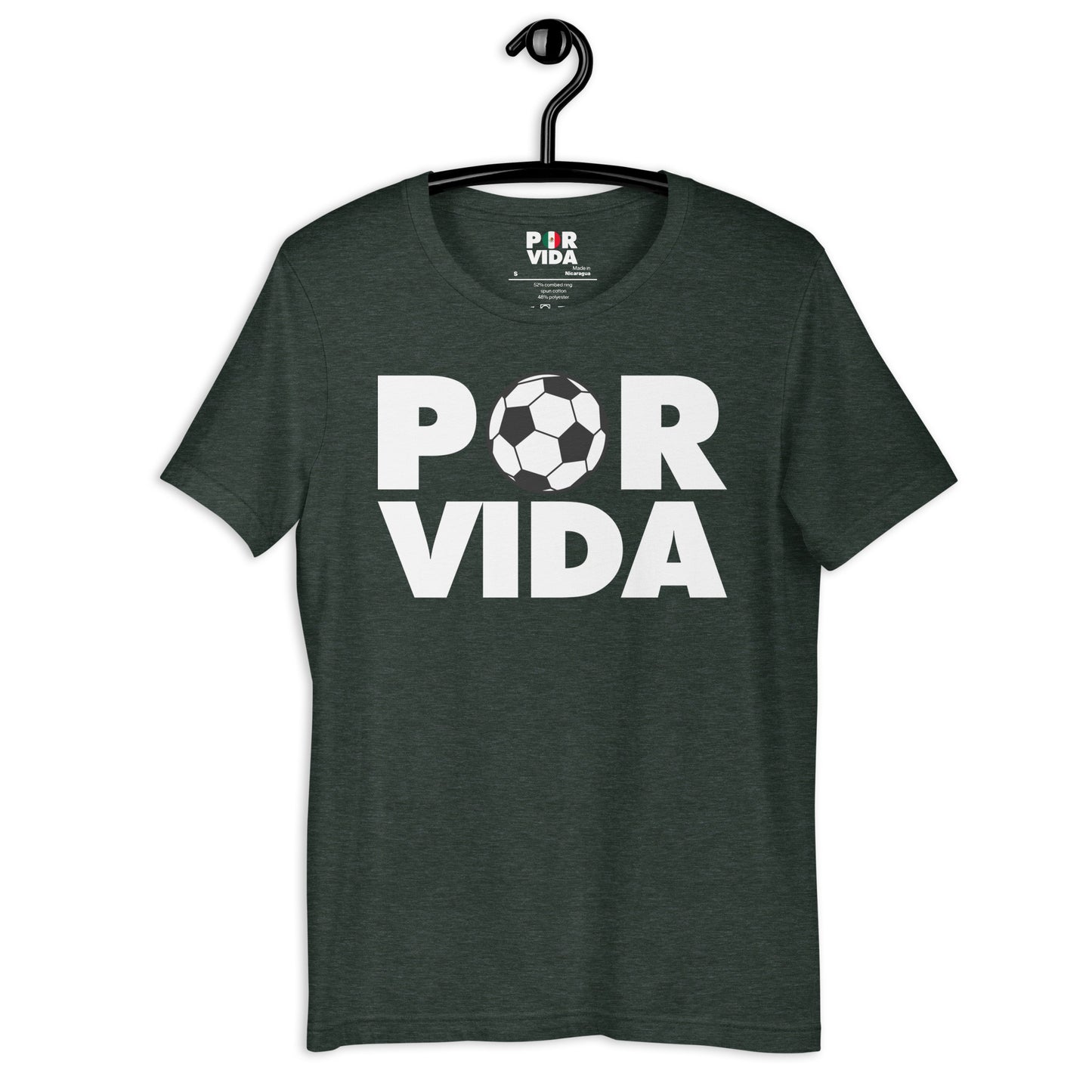 Mexico POR VIDA FUTBOL Unisex t-shirt