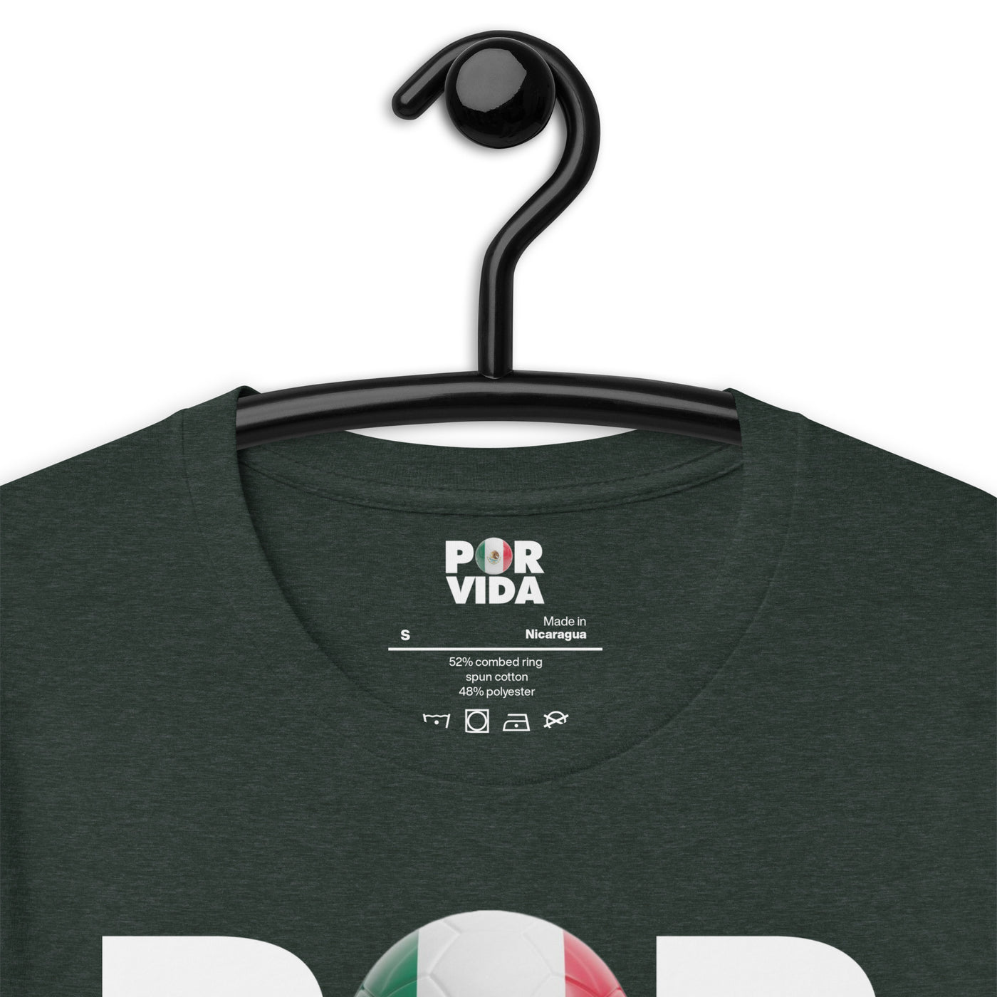 Mexico Futbol POR VIDA Unisex t-shirt