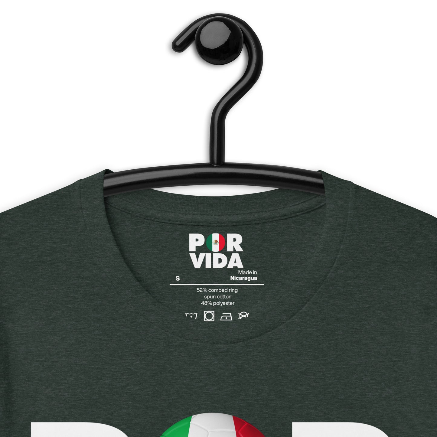 Mexico Futbol POR VIDA Jersey t-shirt